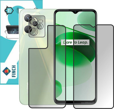 FINCH Front and Back Screen Guard for Realme C35(Pack of 3)