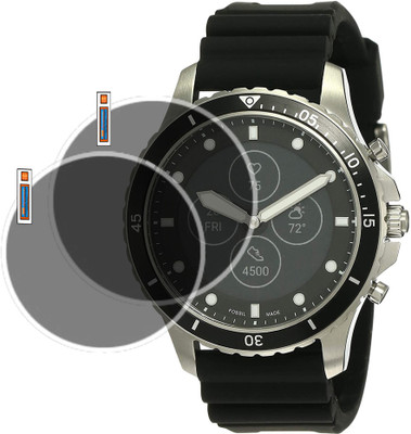 QZXCEON Screen Guard for FOSSIL FB-01 Hybrid HR SMARTWATCH SCREEN GUARD(Pack of 2)