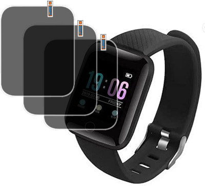 QZXCEON Screen Guard for Attrrix ID116 SMARTWATCH(Pack of 3)