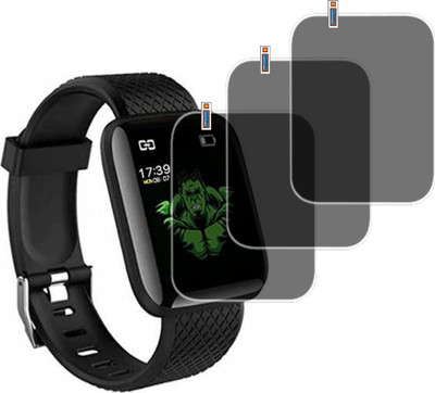 QZXCEON Screen Guard for TECHEL 51_BLUETOOTH SMARTWATCH SCREEN GUARD(Pack of 3)
