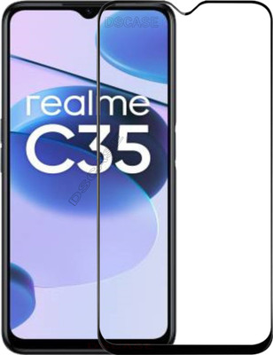 DSCASE Tempered Glass Guard for realme C35, Realme C35(Pack of 1)