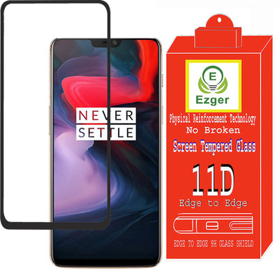 EZGER Tempered Glass Guard for OnePlus 6(Pack of 1)