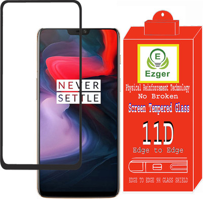 EZGER Tempered Glass Guard for OnePlus 6(Pack of 1)