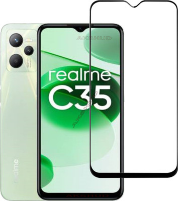 BRENZZ Tempered Glass Guard for realme C35(Pack of 1)