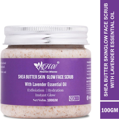 heaven waves Shea Butter Deep Exfoliating & Glowing Pure Organic  Scrub(100 g)