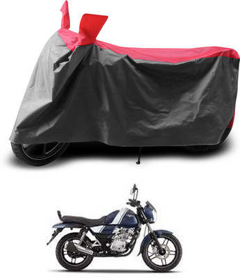 PAGORA Two Wheeler Cover for Bajaj(V15, Grey, Red)