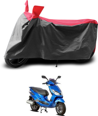 PAGORA Two Wheeler Cover for Bajaj(Blade 125, Grey, Red)
