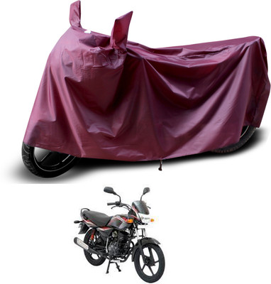 PAGORA Waterproof Two Wheeler Cover for Bajaj(Platina 125, Maroon)