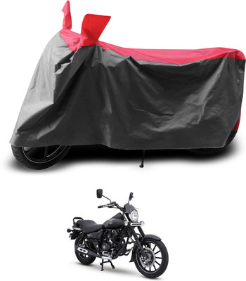 PAGORA Two Wheeler Cover for Bajaj(Avenger 220 DTS-i, Grey, Red)