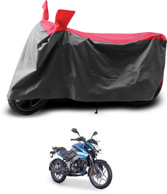 PAGORA Two Wheeler Cover for Bajaj(Pulsar 125, Grey, Red)