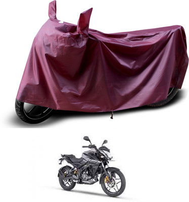 PAGORA Waterproof Two Wheeler Cover for Bajaj(Pulsar 160 NS DTS-i, Maroon)