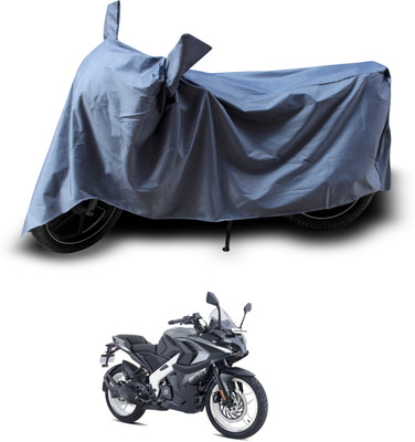 PAGORA Two Wheeler Cover for Bajaj(Pulsar RS 200, Grey)