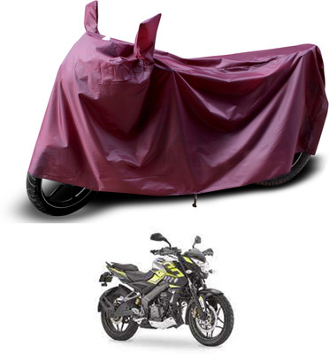 PAGORA Waterproof Two Wheeler Cover for Bajaj(Pulsar 200 NS DTS-i, Maroon)