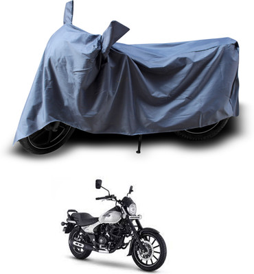 skyfall Waterproof Two Wheeler Cover for Bajaj(Avenger Street 220, Grey)