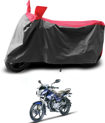 PAGORA Two Wheeler Cover for Bajaj(Pulsar 135 LS DTS-i, Grey, Red)