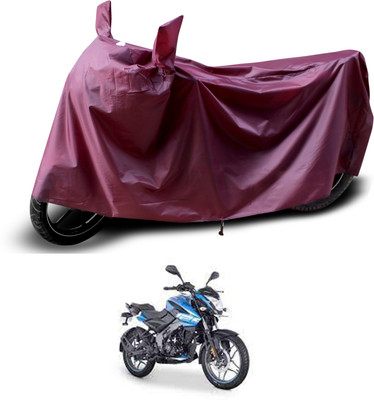 PAGORA Waterproof Two Wheeler Cover for Bajaj(Pulsar 125, Maroon)