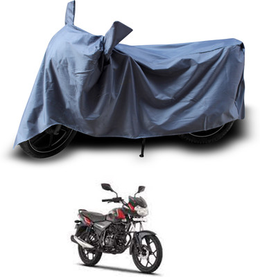 PAGORA Two Wheeler Cover for Bajaj(Discover 110, Grey)