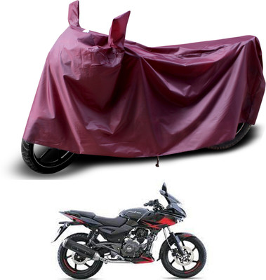 PAGORA Waterproof Two Wheeler Cover for Bajaj(Pulsar 220F, Maroon)