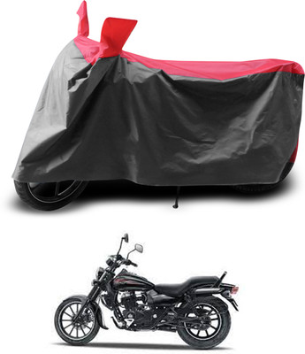 PAGORA Two Wheeler Cover for Bajaj(Avenger 150 Street, Grey, Red)