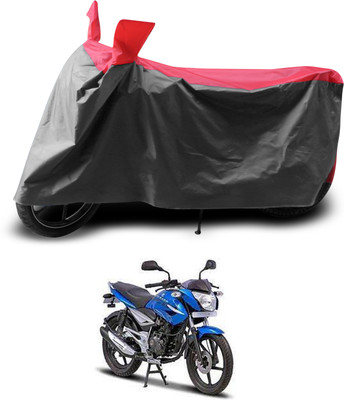 PAGORA Two Wheeler Cover for Bajaj(XCD 125cc, Grey, Red)