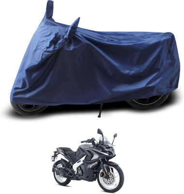 PAGORA Two Wheeler Cover for Bajaj(Pulsar RS 200, Blue)