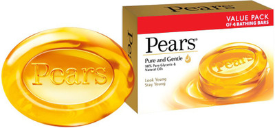 Pears Pure & Gentle Bathing Bar(4 x 75 g)