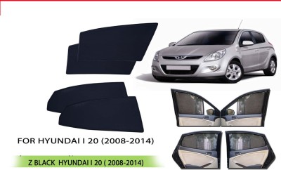 RAKRISH COLLECTION Rear Window, Side Window Sun Shade For Hyundai i20(Black)