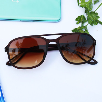 jiebo Rectangular Sunglasses(For Men & Women, Brown)