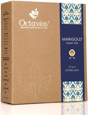 Octavius Marigold And Lemon Grass | Detoxify, Improve Metabolism | Loose Leaf Green Tea Box(100 g)