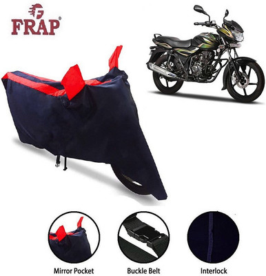 Frap Two Wheeler Cover for Bajaj(Discover, Red, Blue)