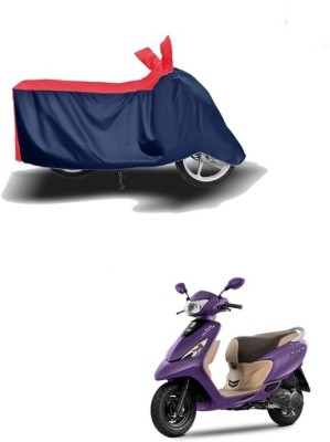 KEDIT Two Wheeler Cover for TVS(Scooty Zest 110, Red, Blue)