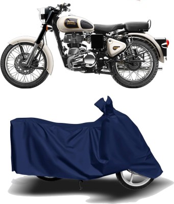 EXOME Two Wheeler Cover for Royal Enfield(Classic 350, Blue)