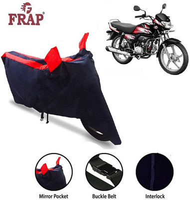 Frap Two Wheeler Cover for Hero(HF Deluxe, Red, Blue)