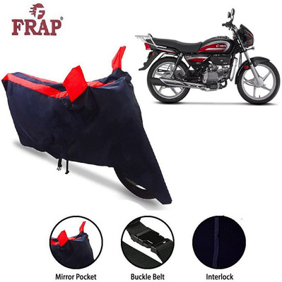 Frap Two Wheeler Cover for Hero(Splendor Plus, Red, Blue)
