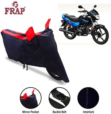 Frap Two Wheeler Cover for Hero(Glamour FI, Red, Blue)