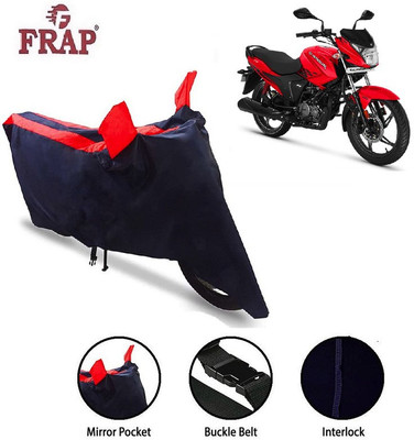 Frap Two Wheeler Cover for Hero(Glamour, Red, Blue)