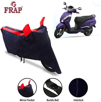 Frap Two Wheeler Cover for TVS(Jupiter 125, Red, Blue)