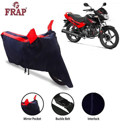 Frap Two Wheeler Cover for Hero(Glamour Programmed FI, Red, Blue)