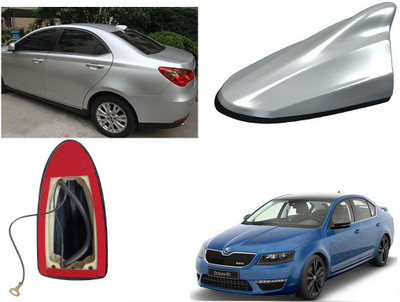 Shop Buy Shark Fin Roof top Signal Receiver AM/FM Antenna, Silver for Skoda Octavia Shark Fin Roof top Signal Receiver AM/FM Antenna, Silver for Skoda Octavia Satellite Vehicle Antenna