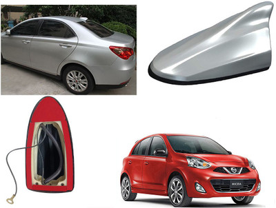 Shop Buy Shark Fin Roof top Signal Receiver AM/FM Antenna, Silver for Nissan Micra 2015 Shark Fin Roof top Signal Receiver AM/FM Antenna, Silver for Nissan Micra 2015 Satellite Vehicle Antenna