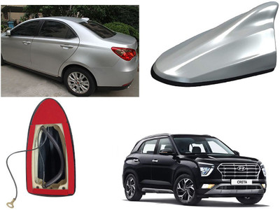 Shop Buy Shark Fin Roof top Signal Receiver AM/FM Antenna, Silver for Hyundai Creta 2020 Shark Fin Roof top Signal Receiver AM/FM Antenna, Silver for Hyundai Creta 2020 Satellite Vehicle Antenna