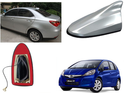 Shop Buy Shark Fin Roof top Signal Receiver AM/FM Antenna, Silver for Honda Jazz Shark Fin Roof top Signal Receiver AM/FM Antenna, Silver for Honda Jazz Satellite Vehicle Antenna