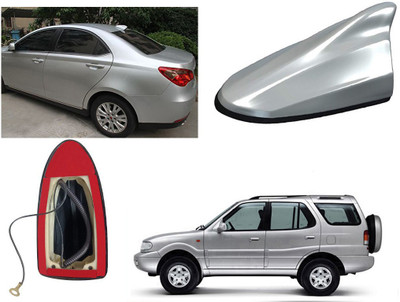 Shop Buy Shark Fin Roof top Signal Receiver AM/FM Antenna, Silver for Tata Safari Shark Fin Roof top Signal Receiver AM/FM Antenna, Silver for Tata Safari Satellite Vehicle Antenna
