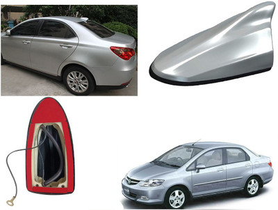 Shop Buy Shark Fin Roof top Signal Receiver AM/FM Antenna, Silver for Honda City ZX Satellite Vehicle Antenna