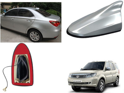 Shop Buy Shark Fin Roof top Signal Receiver AM/FM Antenna, Silver for Tata Safari Storme Shark Fin Roof top Signal Receiver AM/FM Antenna, Silver for Tata Safari Storme Satellite Vehicle Antenna