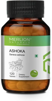 Merlion Naturals Ashoka Tablets, Saraca asoca, All Natural, Pure Herbs 500mg x 120 Tablets(120 Tablets)