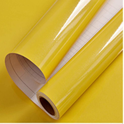 SUPERFAB Decorative Yellow Wallpaper(228 cm x 60 cm)