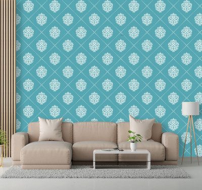 We Kreate Vinyl Decorative Green Wallpaper(L x W: 250 cm x 45 cm)