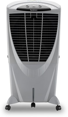 Symphony 80 L Desert Air Cooler with i-Pure Technology, 4-Side Honeycomb Cooling Pads(Grey, Winter 80XL+)