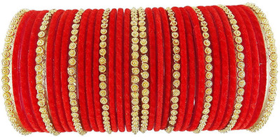 MADHAV ENTERPRISES Glass Bangle Set(Pack of 34)